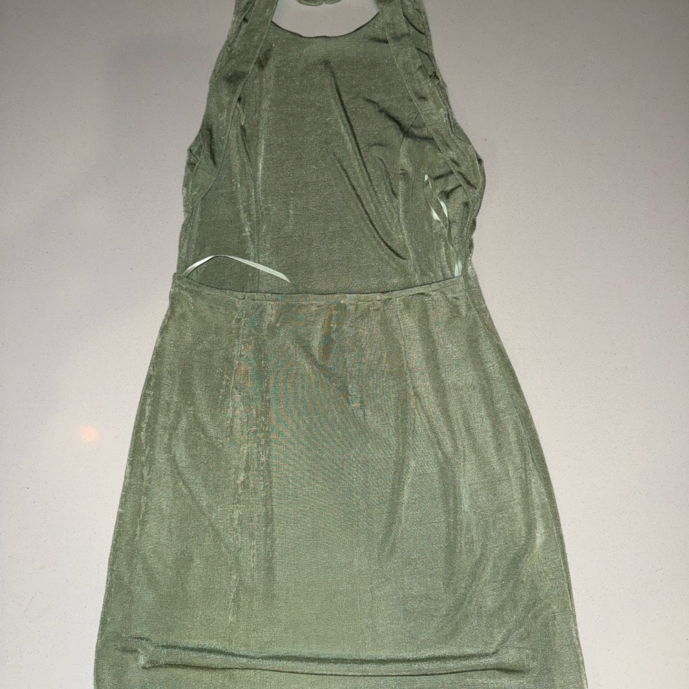 MARBLE Sage Backless Dress